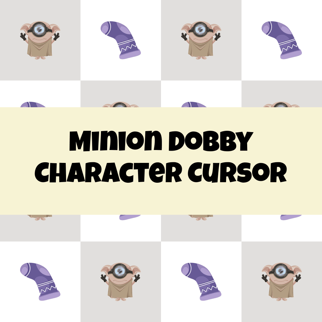 Preview Minion Dobby Character cursor custom cursor pack